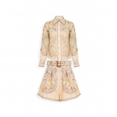 ZIMMERMANN REBELLION SHIRT SET 6931TC261